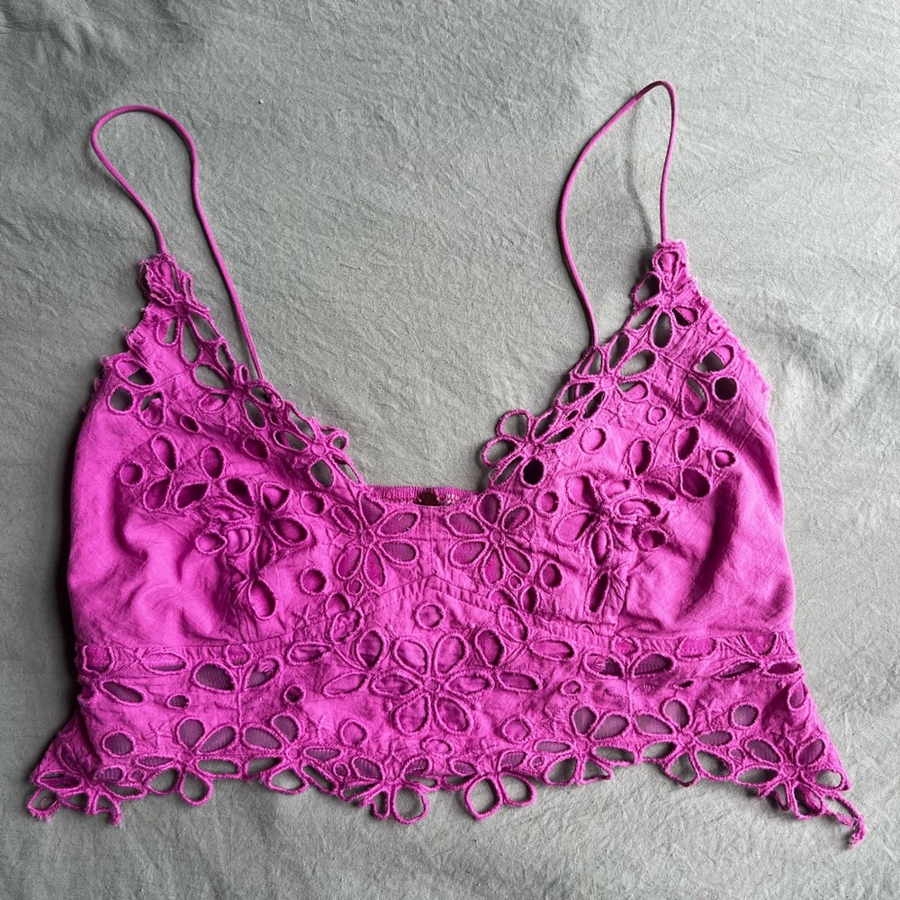 Free People Floral Bra — Size XL!!
